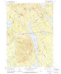 Pleasant Mtn Maine Historical topographic map, 1:24000 scale, 7.5 X 7.5 Minute, Year 1963