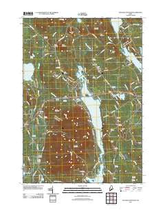 Pleasant Mountain Maine Historical topographic map, 1:24000 scale, 7.5 X 7.5 Minute, Year 2011