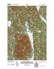 Pleasant Mountain Maine Historical topographic map, 1:24000 scale, 7.5 X 7.5 Minute, Year 2011