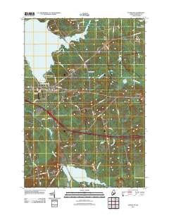 Plymouth Maine Historical topographic map, 1:24000 scale, 7.5 X 7.5 Minute, Year 2011