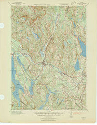 Poland Maine Historical topographic map, 1:62500 scale, 15 X 15 Minute, Year 1940