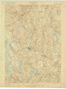 Poland Maine Historical topographic map, 1:62500 scale, 15 X 15 Minute, Year 1908