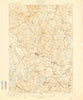 Poland Maine Historical topographic map, 1:62500 scale, 15 X 15 Minute, Year 1908