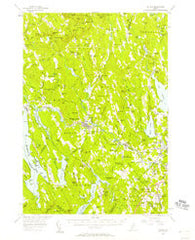 Poland Maine Historical topographic map, 1:62500 scale, 15 X 15 Minute, Year 1956