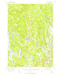 Poland Maine Historical topographic map, 1:62500 scale, 15 X 15 Minute, Year 1956