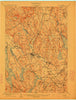Poland Maine Historical topographic map, 1:62500 scale, 15 X 15 Minute, Year 1908