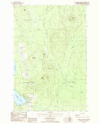Portage Lake East Maine Historical topographic map, 1:24000 scale, 7.5 X 7.5 Minute, Year 1986