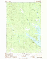 Portage Lake West Maine Historical topographic map, 1:24000 scale, 7.5 X 7.5 Minute, Year 1986