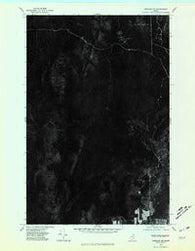 Portage NE Maine Historical topographic map, 1:24000 scale, 7.5 X 7.5 Minute, Year 1975