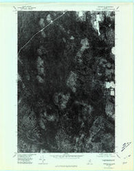 Portage SE Maine Historical topographic map, 1:24000 scale, 7.5 X 7.5 Minute, Year 1975