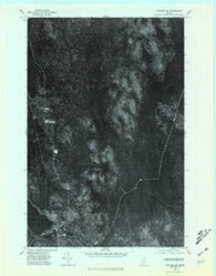 Portage SW Maine Historical topographic map, 1:24000 scale, 7.5 X 7.5 Minute, Year 1975