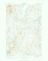 Portage Maine Historical topographic map, 1:62500 scale, 15 X 15 Minute, Year 1953