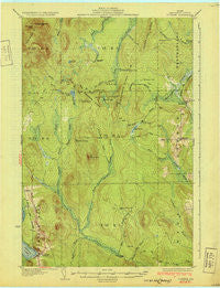 Portage Maine Historical topographic map, 1:62500 scale, 15 X 15 Minute, Year 1931