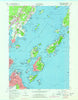 Portland East Maine Historical topographic map, 1:24000 scale, 7.5 X 7.5 Minute, Year 1956