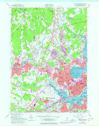 Portland West Maine Historical topographic map, 1:24000 scale, 7.5 X 7.5 Minute, Year 1956