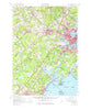 Portland Maine Historical topographic map, 1:62500 scale, 15 X 15 Minute, Year 1957