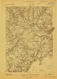 Portland Maine Historical topographic map, 1:48000 scale, 15 X 15 Minute, Year 1914