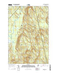 Potter Hill Maine Current topographic map, 1:24000 scale, 7.5 X 7.5 Minute, Year 2014
