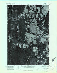 Presque Isle NW Maine Historical topographic map, 1:24000 scale, 7.5 X 7.5 Minute, Year 1975