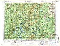 Presque Isle Maine Historical topographic map, 1:250000 scale, 1 X 2 Degree, Year 1958