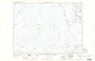 Presque Isle Maine Historical topographic map, 1:250000 scale, 1 X 2 Degree, Year 1960
