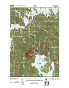 Princeton Maine Historical topographic map, 1:24000 scale, 7.5 X 7.5 Minute, Year 2011