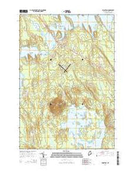 Princeton Maine Current topographic map, 1:24000 scale, 7.5 X 7.5 Minute, Year 2014