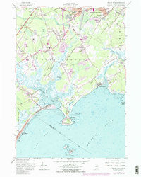 Prouts Neck Maine Historical topographic map, 1:24000 scale, 7.5 X 7.5 Minute, Year 1957