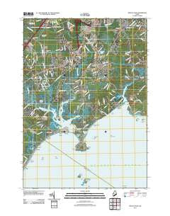 Prouts Neck Maine Historical topographic map, 1:24000 scale, 7.5 X 7.5 Minute, Year 2011
