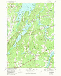 Purgatory Maine Historical topographic map, 1:24000 scale, 7.5 X 7.5 Minute, Year 1980