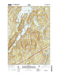 Purgatory Maine Current topographic map, 1:24000 scale, 7.5 X 7.5 Minute, Year 2014