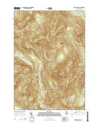 Puzzle Mountain Maine Current topographic map, 1:24000 scale, 7.5 X 7.5 Minute, Year 2014