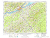 Quebec Maine Historical topographic map, 1:250000 scale, 1 X 2 Degree, Year 1962