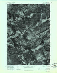 Quill Hill Maine Historical topographic map, 1:24000 scale, 7.5 X 7.5 Minute, Year 1977
