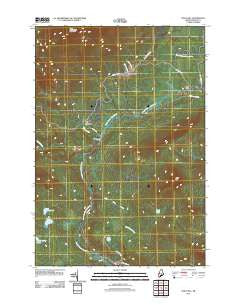 Quill Hill Maine Historical topographic map, 1:24000 scale, 7.5 X 7.5 Minute, Year 2011
