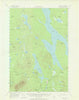 Ragged Lake Maine Historical topographic map, 1:62500 scale, 15 X 15 Minute, Year 1954