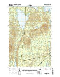 Ragged Mountain Maine Current topographic map, 1:24000 scale, 7.5 X 7.5 Minute, Year 2014