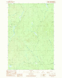 Ragmuff Stream Maine Historical topographic map, 1:24000 scale, 7.5 X 7.5 Minute, Year 1989