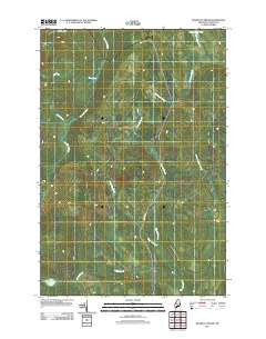 Ragmuff Stream Maine Historical topographic map, 1:24000 scale, 7.5 X 7.5 Minute, Year 2011