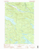 Rainbow Lake East Maine Historical topographic map, 1:24000 scale, 7.5 X 7.5 Minute, Year 1988