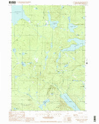 Rainbow Lake West Maine Historical topographic map, 1:24000 scale, 7.5 X 7.5 Minute, Year 1988