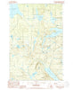 Rainbow Lake West Maine Historical topographic map, 1:24000 scale, 7.5 X 7.5 Minute, Year 1988