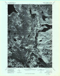 Rainbow Lake West Maine Historical topographic map, 1:24000 scale, 7.5 X 7.5 Minute, Year 1978