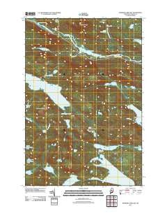 Rainbow Lake East Maine Historical topographic map, 1:24000 scale, 7.5 X 7.5 Minute, Year 2011