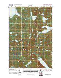 Rainbow Lake West Maine Historical topographic map, 1:24000 scale, 7.5 X 7.5 Minute, Year 2011