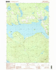 Rangeley Maine Historical topographic map, 1:24000 scale, 7.5 X 7.5 Minute, Year 1997