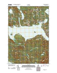 Rangeley Maine Historical topographic map, 1:24000 scale, 7.5 X 7.5 Minute, Year 2011