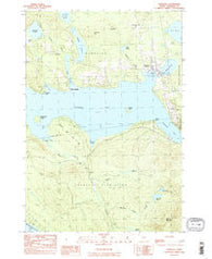 Rangeley Maine Historical topographic map, 1:24000 scale, 7.5 X 7.5 Minute, Year 1984