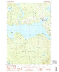 Rangeley Maine Historical topographic map, 1:24000 scale, 7.5 X 7.5 Minute, Year 1984
