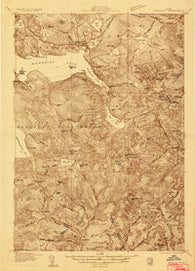 Rangeley Maine Historical topographic map, 1:48000 scale, 15 X 15 Minute, Year 1933